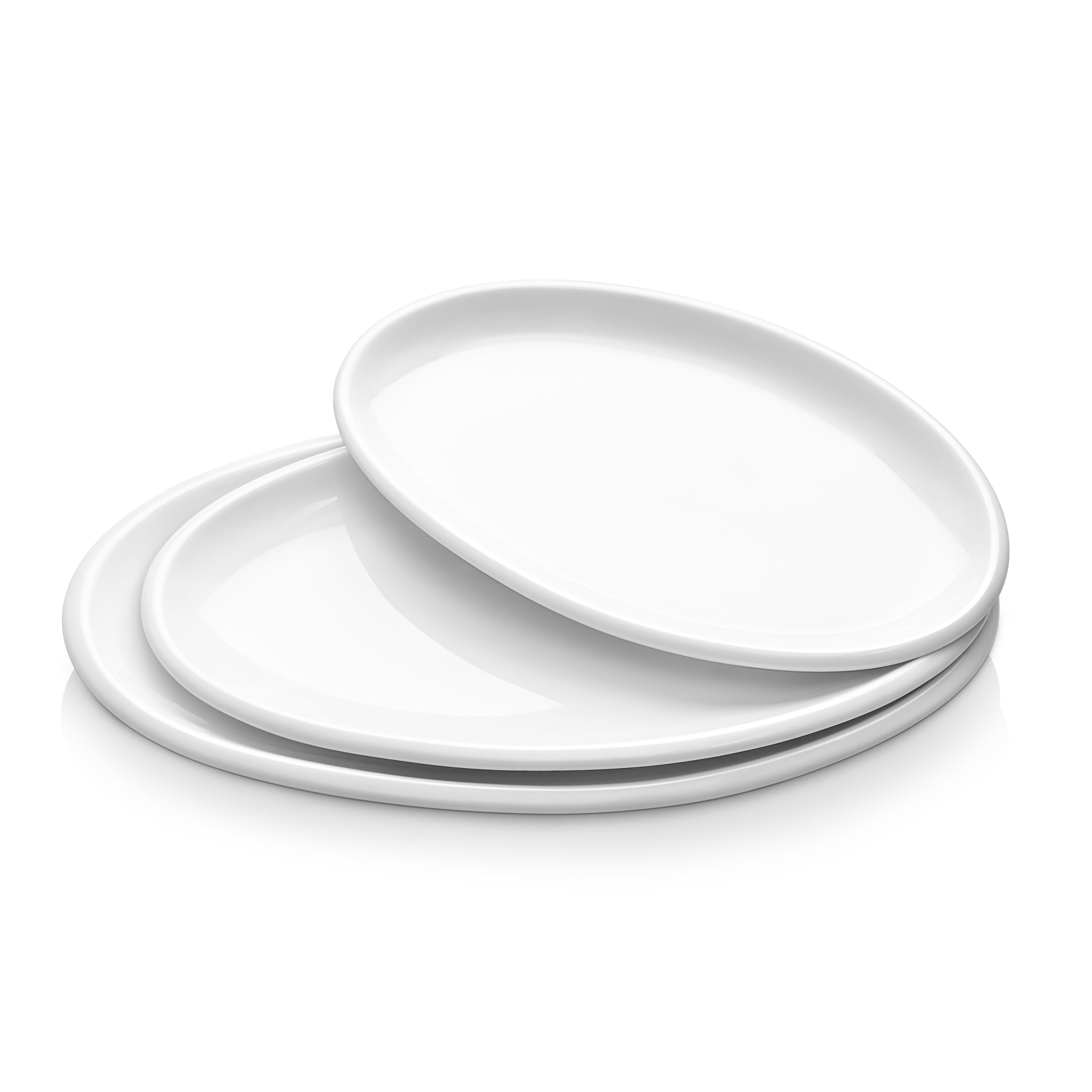 Elegant 3-Piece Serving Platters Set - Perfect for Dinner Parties, Entertaining & Holiday Gatherings