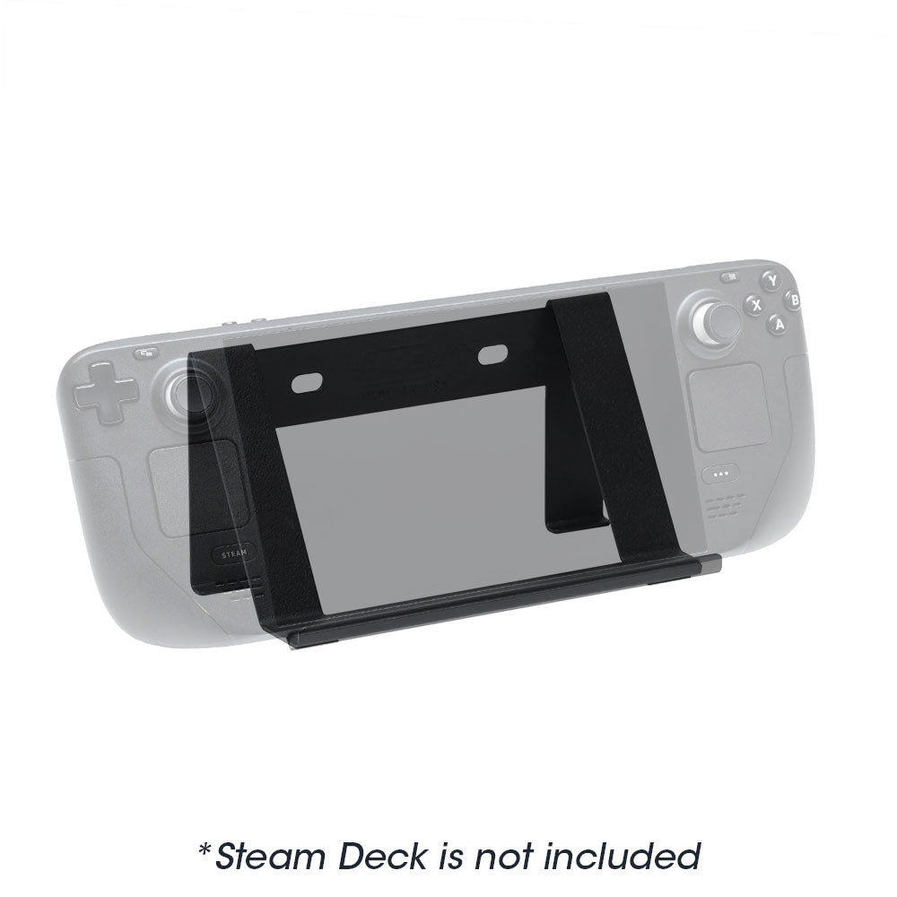 HIDEit Steam Deck Mount (Black) - Secure Wall Mount for Steam Deck Gaming Console - Perfect for Bedroom, Living Room, and Game Room Organization