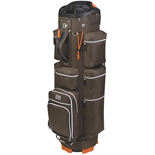 2016 Bennington Full Organizer 15 Trolley Bag - Expresso Brown | Premium Golf Cart Accessory for Clubs & Gear | Perfect for Golf Courses & Tournaments