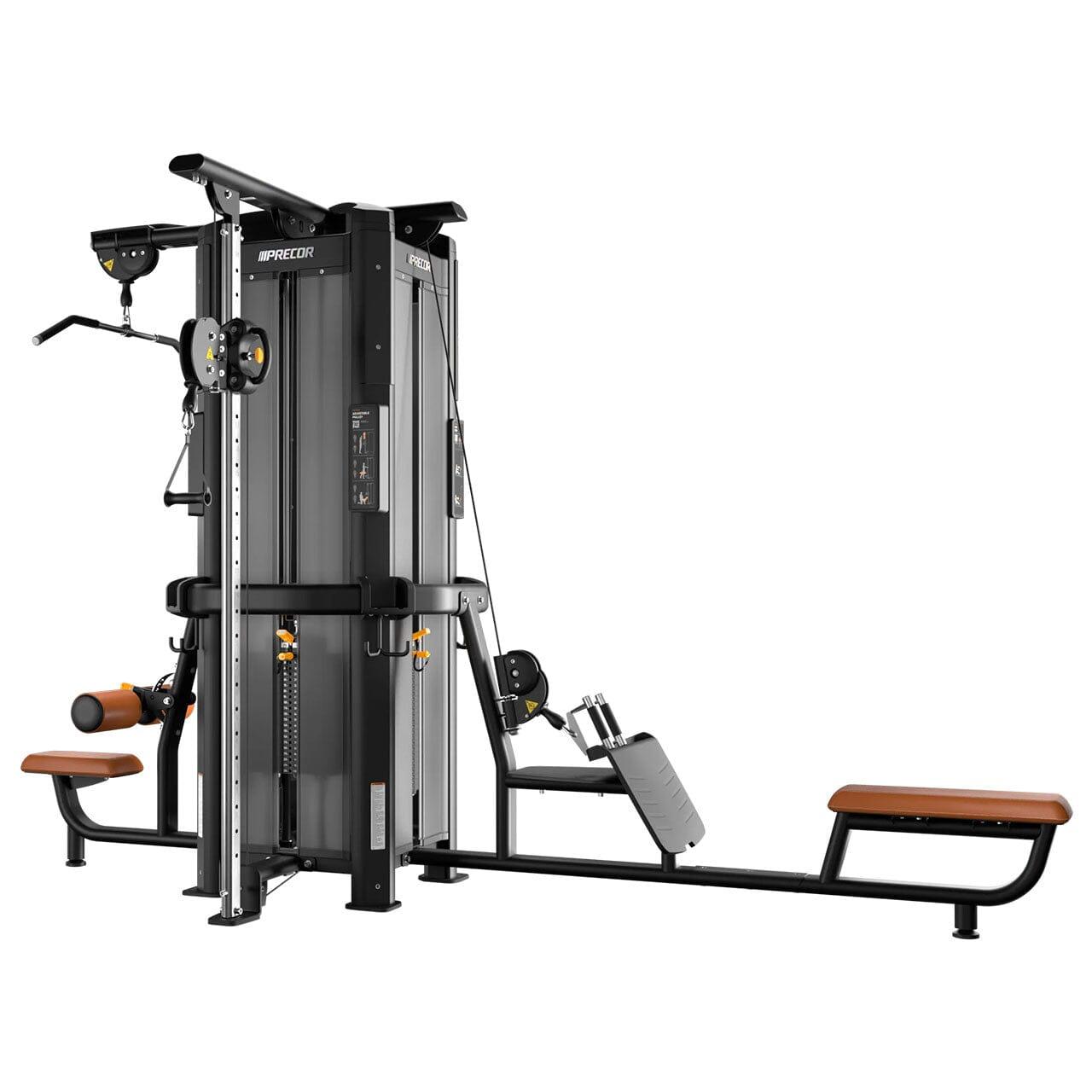 Precor Resolute 4 Stack Multi Station Gym (2131) - Professional Strength Training Equipment for Home & Commercial Gyms - Perfect for Full-Body Workouts, Weight Lifting & Fitness Training