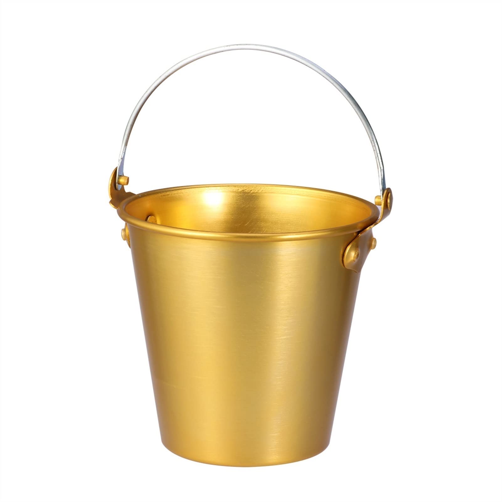 1.25L Aluminum Alloy Ice Wine Bucket - Champagne & Beer Cooler with Ice Tongs - Perfect for KTV, Clubs, Bars & Home Parties - Ice Cube Container for Beverage Chilling (Color: C)