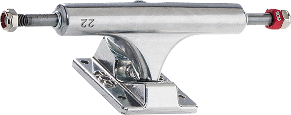 Ace AF1 Low 22/7.75 Polished Skateboard Trucks - Premium Aluminum Alloy Axle Set of 2 for Smooth Riding & Tricks | Perfect for Street Skating, Park Riding & Vert Ramps