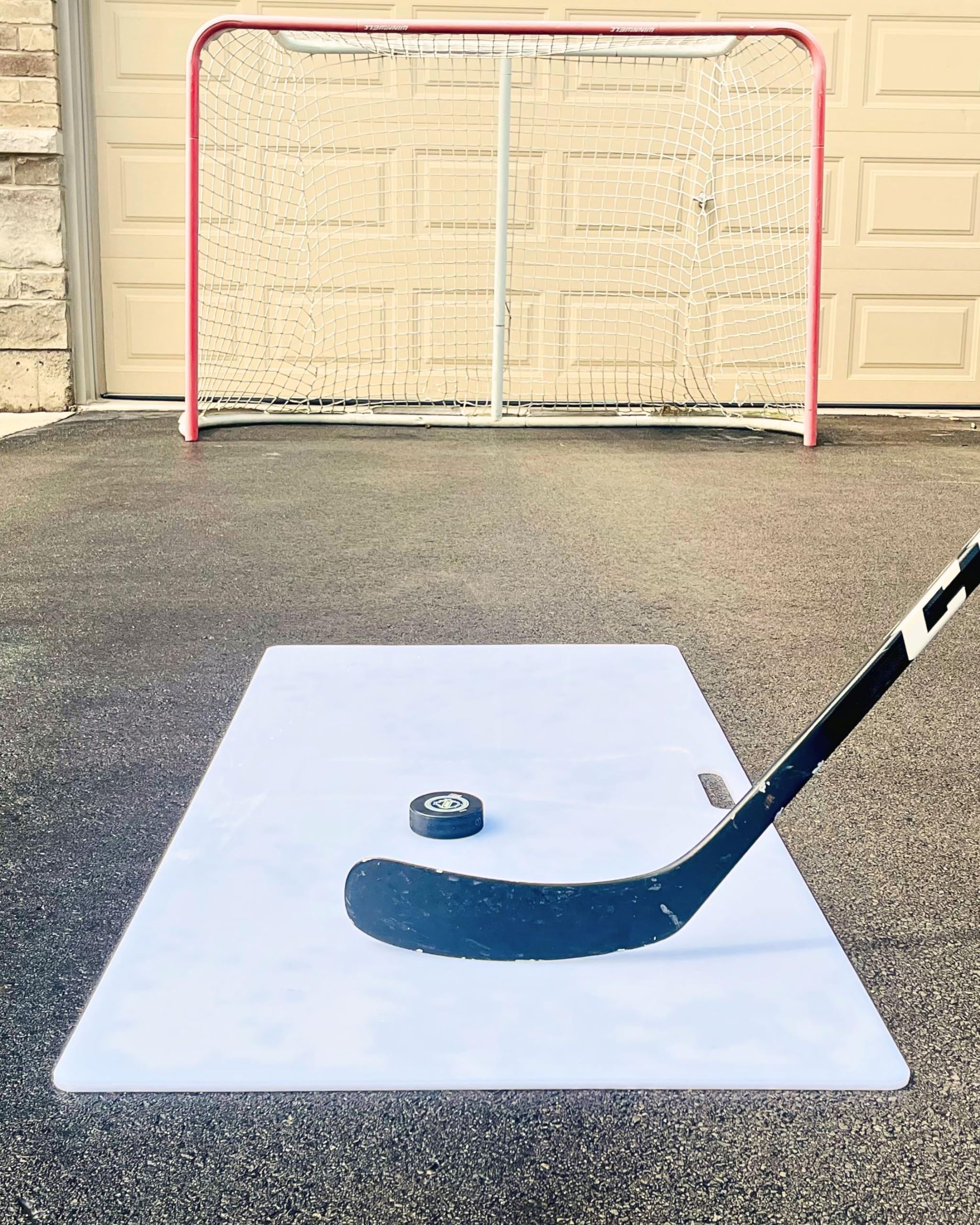 Professional Hockey Shooting Pad - 24x48 Inch Synthetic HDPE Ice Training Mat for Shooting, Passing & Stickhandling - Durable Off-Ice Practice Surface with Real Ice Feel - Perfect for Home, Backyard & Garage Hockey Training