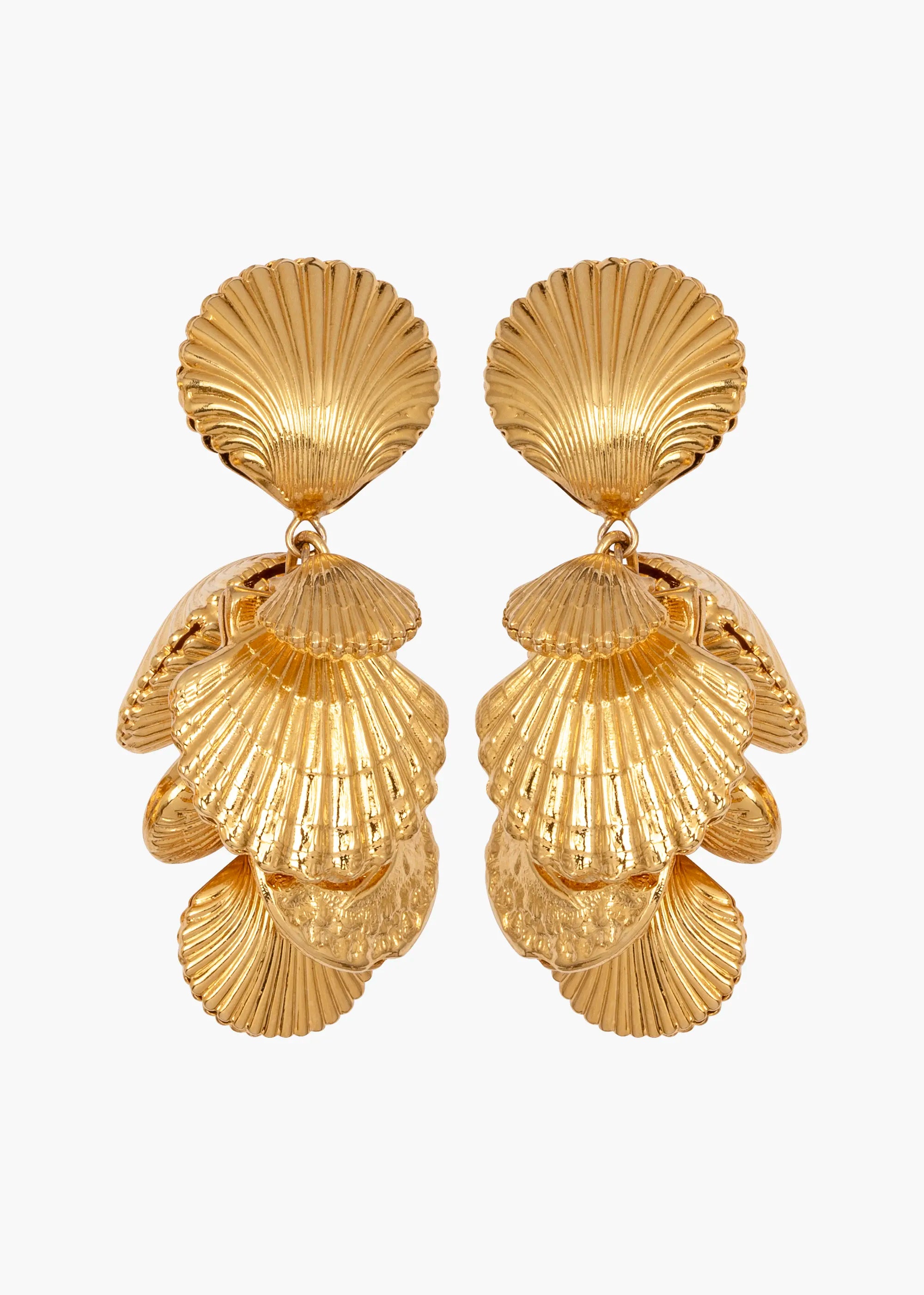 Aphrodite Gold Earrings for Women - Elegant Greek Goddess Jewelry for Party, Wedding & Special Occasions