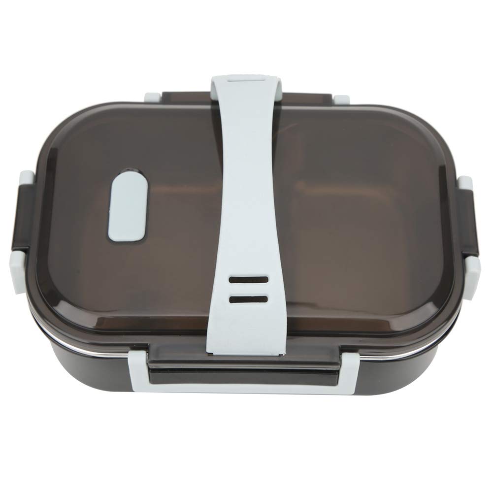 700ml Stainless Steel Food Container - BPA-Free Lunch Box for Camping, Outdoor Picnics & Home Use (Black) | Leak-Proof & Durable Meal Prep Storage Solution