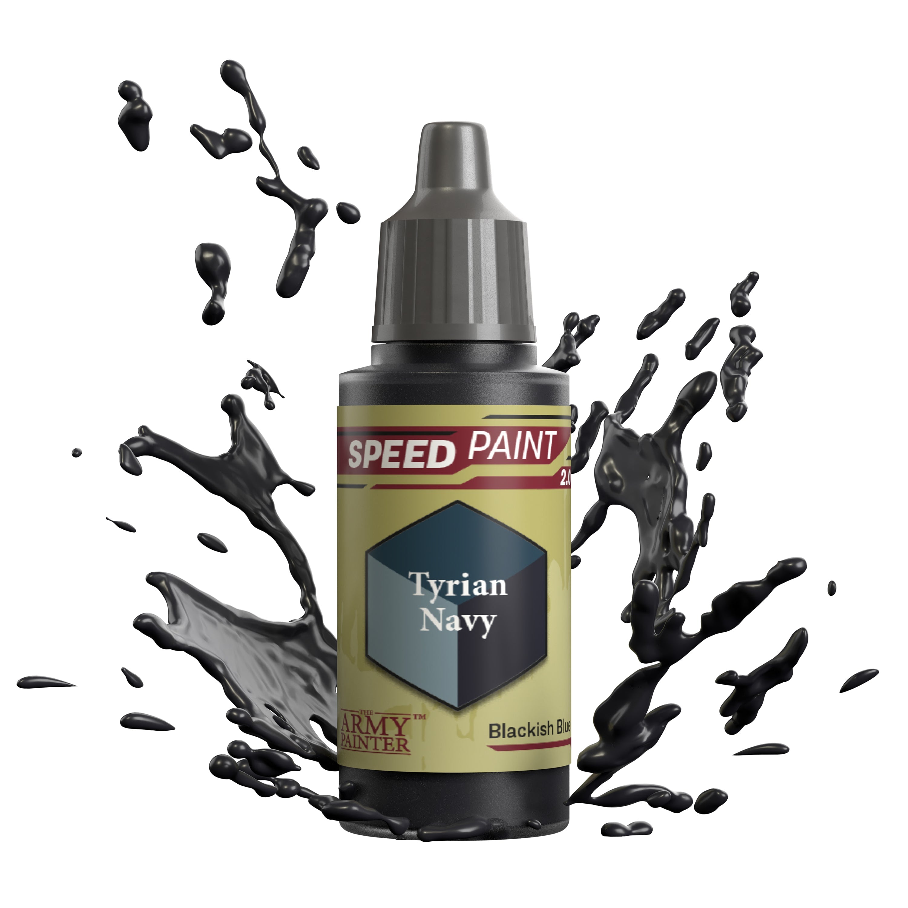 Speedpaint: Tyrian Navy - High-Quality Acrylic Paint Set for Miniature & Model Painting - Perfect for Warhammer, D&D, and Tabletop Gaming