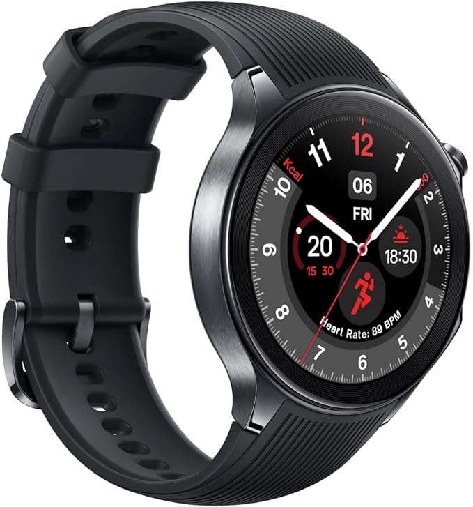 OnePlus Watch 2 - Latest Smartwatch with AMOLED Display, GPS, 100+ Sports Modes & 14-Day Battery Life - Perfect for Fitness Tracking, Workouts & Daily Wear