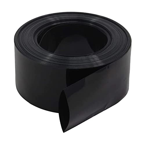 High-Quality PVC Heat Shrink Tube for 18650 Battery - 1M/3.28Ft Length, 85mm Flat Width, Black | Electrical Insulation, Wire Protection & DIY Projects
