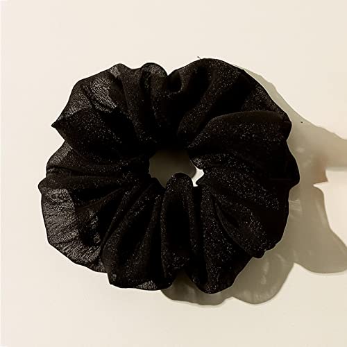 LCSD Large Hair Ties for Women & Girls - Soft Stretchy Ponytail Holders, Thick Hair Bands, No-Slip Hair Ropes - Perfect for Summer, Workouts, and Everyday Styling