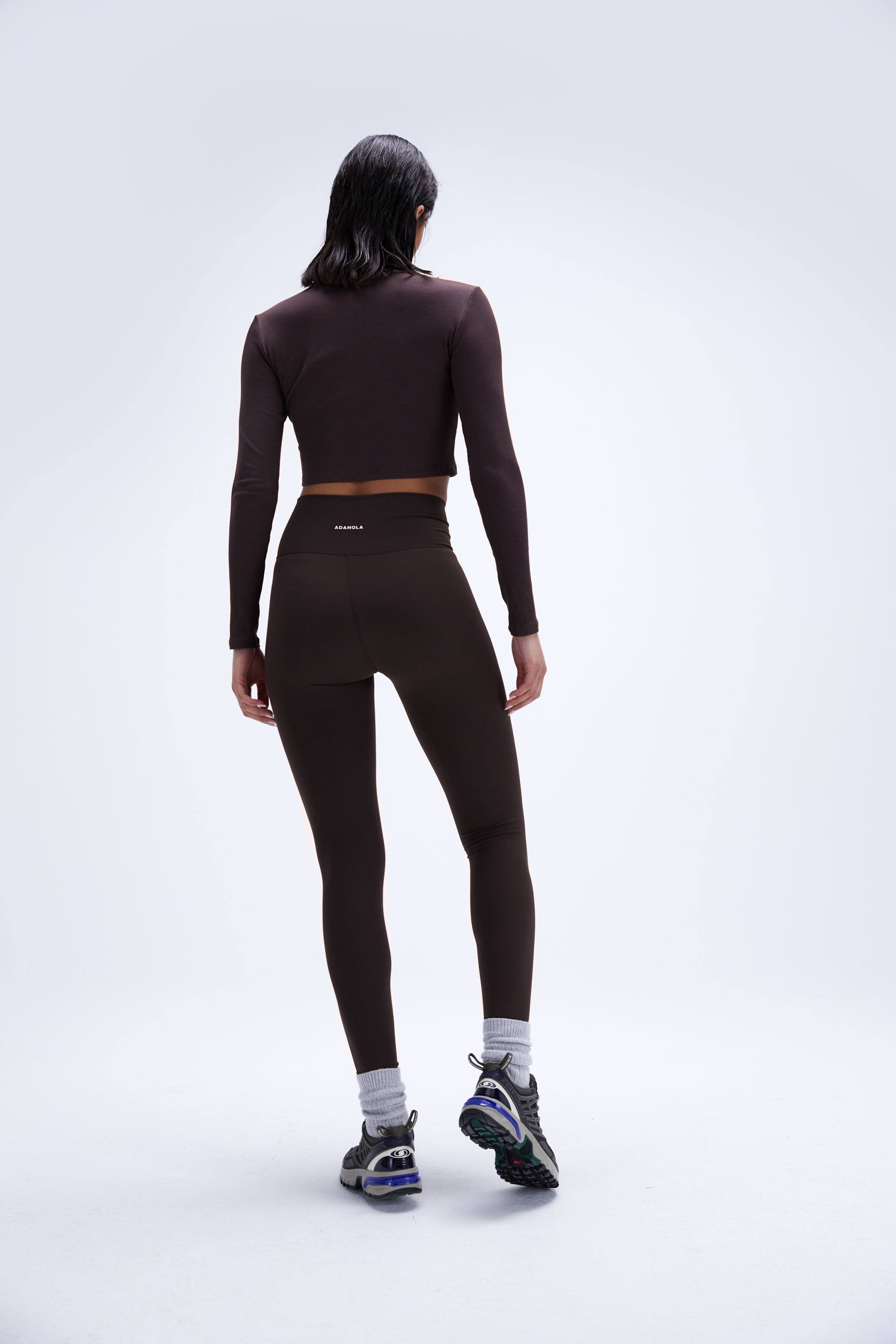 Ultimate Wrap Over Leggings - High Waisted Yoga Pants for Women, Comfortable Workout Leggings in Coffee Brown | Perfect for Yoga, Gym, Running & Lounge Wear