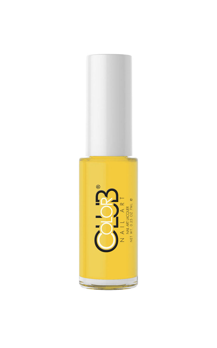 Color Club Nail Art Striper - Vibrant Neon Yellow Nail Polish for DIY Manicures | Perfect for Summer Nails, Parties & Creative Nail Designs