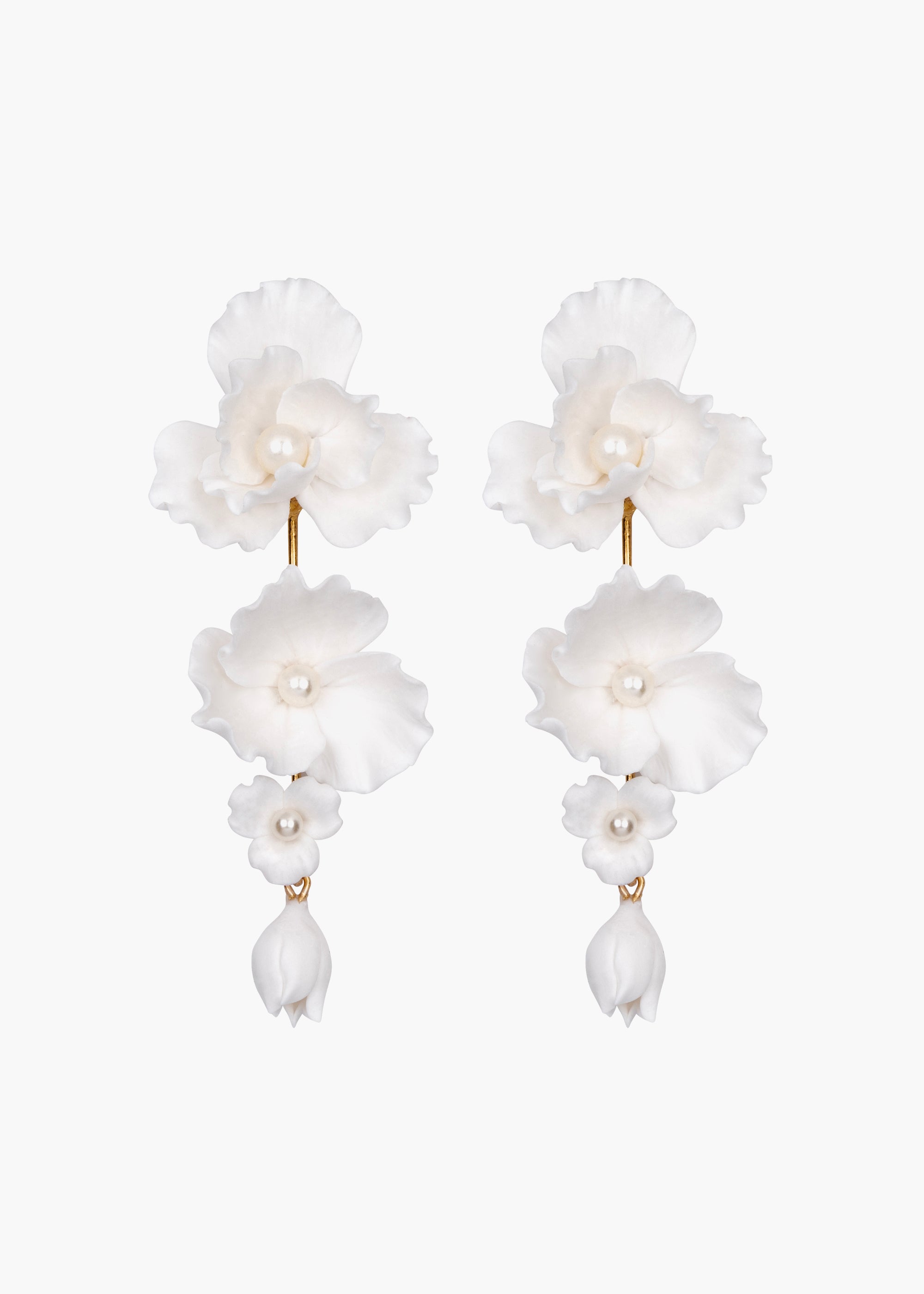 Elegant Mariam Cream Earrings for Women - Boho Chic Dangle Earrings for Party, Wedding & Everyday Wear