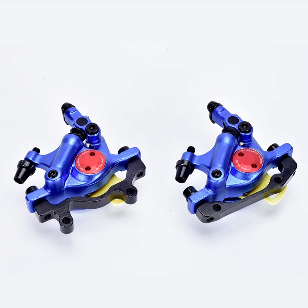 Dccer Hydraulic Disc Brake Set for MTB & Road Bikes - XTECH HB100 Front & Rear Brakes with Oil Line - Perfect for Mountain Biking, Commuting & Cycling Adventures (Color: Blue)