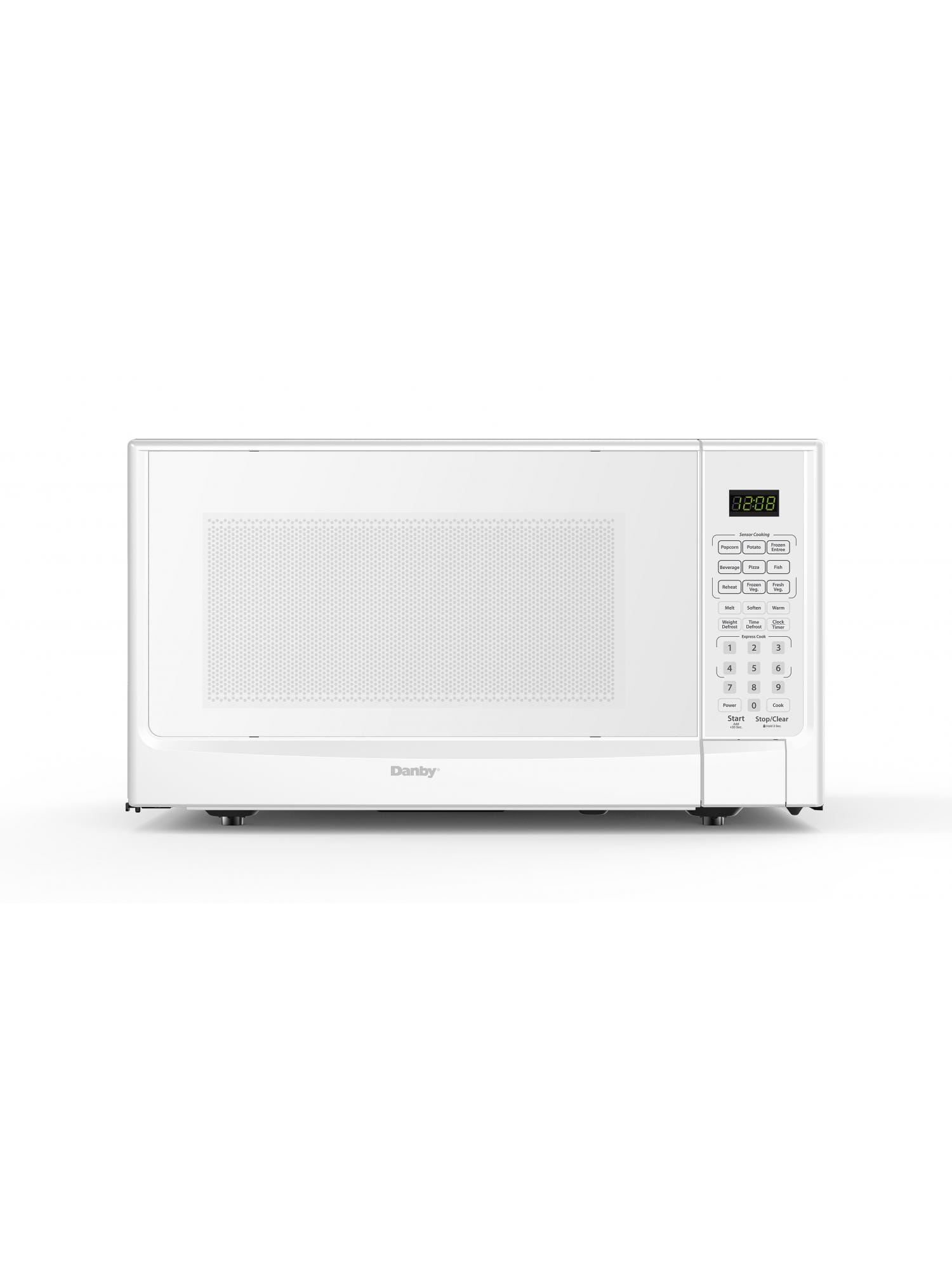 Danby DDMW01440WG1 1.4 cu ft White Compact Microwave Oven with Sensor Cooking - Perfect for Small Kitchens, Dorms & Office Spaces
