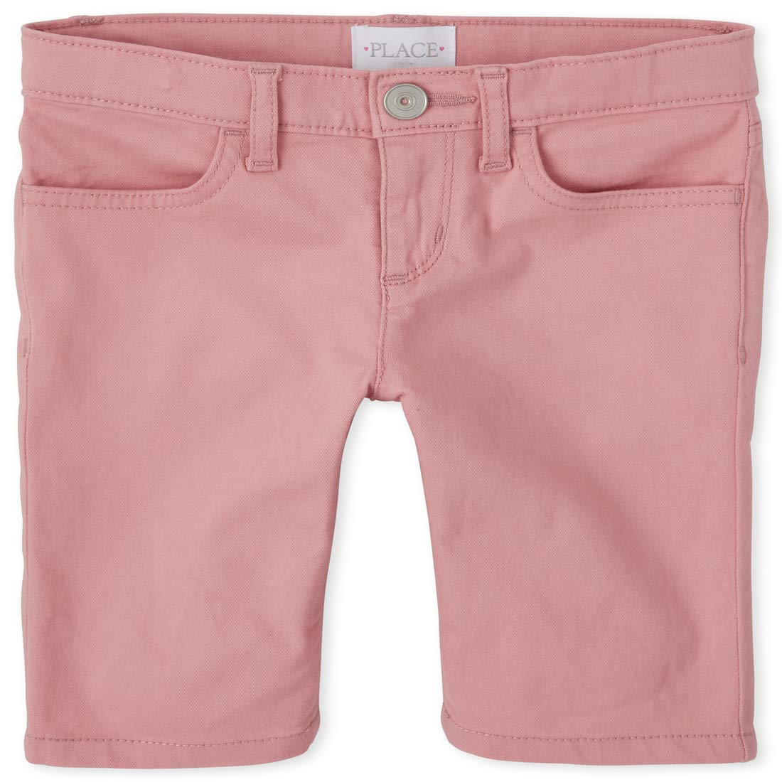 The Children's Place Girls' Big Solid Skimmer Shorts - Comfortable Cotton Summer Play Shorts for Toddler & Kids | Perfect for Playground, Beach & Outdoor Activities