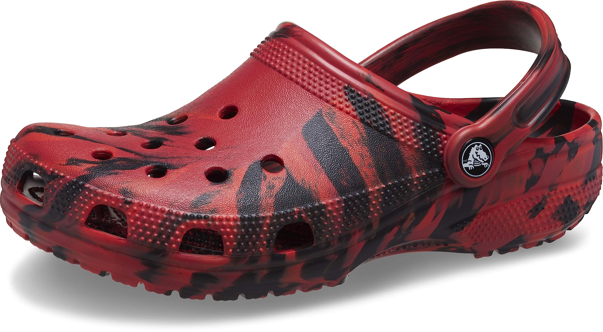 Unisex Crocs Classic Marbled Tie-Dye Clogs | Comfortable Slip-On Water Shoes for Men & Women | Perfect for Beach, Pool, Garden & Casual Wear