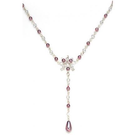 Liliana Colored Pearl Necklace for Women - Elegant Multi-color Cultured Pearls Jewelry Gift for Brides, Party & Special Occasions
