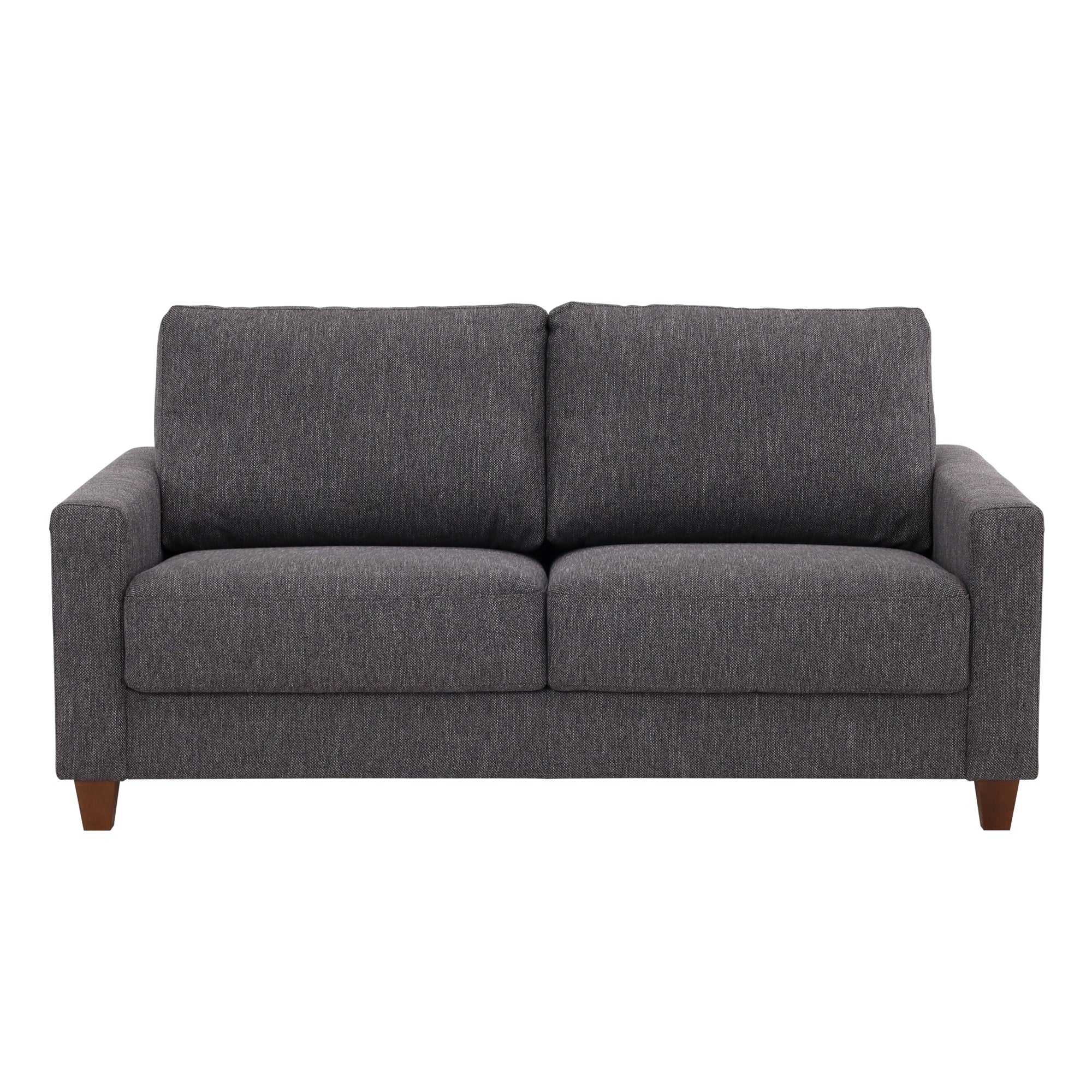 Nico Sleeper Loveseat - Convertible Sofa Bed with Storage | Comfortable Small Space Furniture for Living Room, Guest Room & Studio Apartments