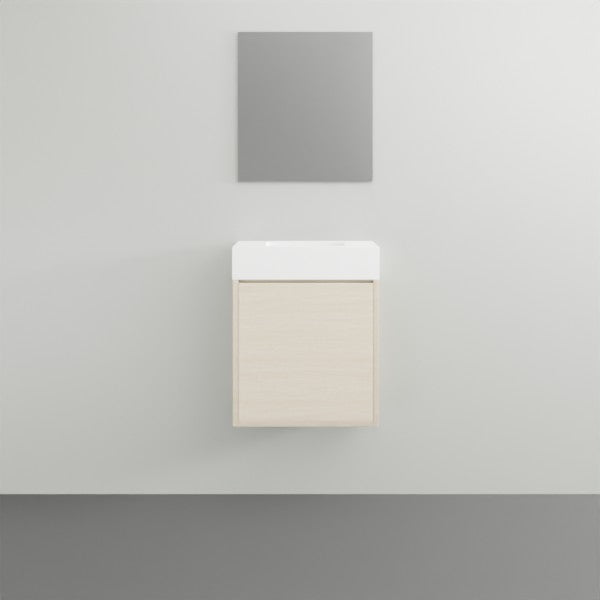 ADP Allie Wall-Mounted Compact Bathroom Vanity 450mm - Space-Saving Modern Design for Small Bathrooms & Powder Rooms