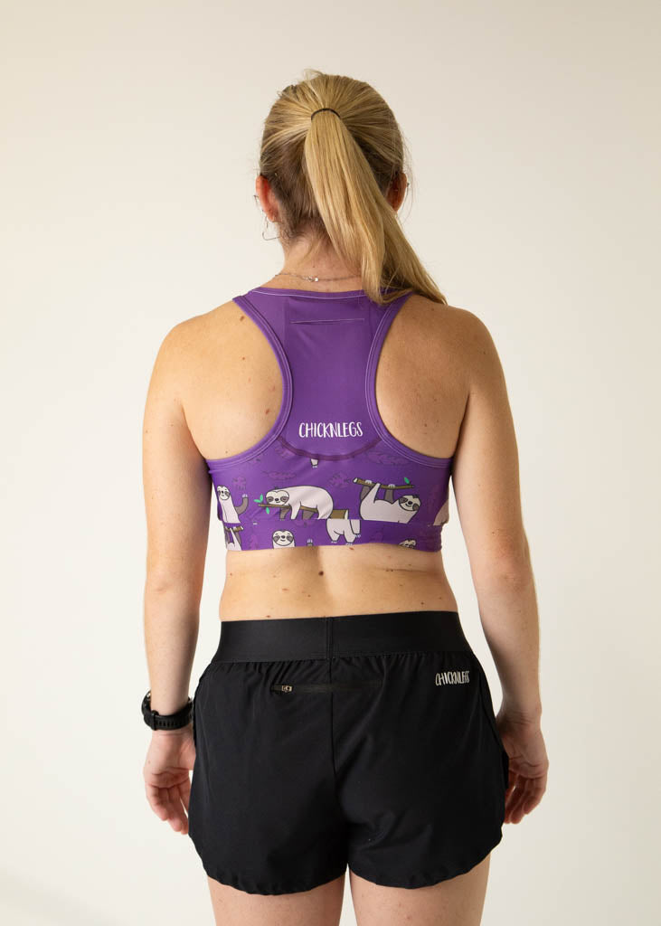 Sloths OG Sports Bra - High Support Workout Bra for Women - Perfect for Yoga, Running & Gym
