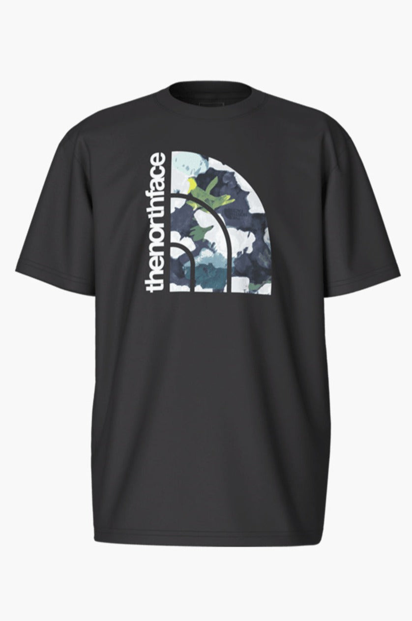The North Face Boys' Graphic Logo T-Shirt - Comfortable & Stylish Kids' Tee for Outdoor Adventures & Casual Wear