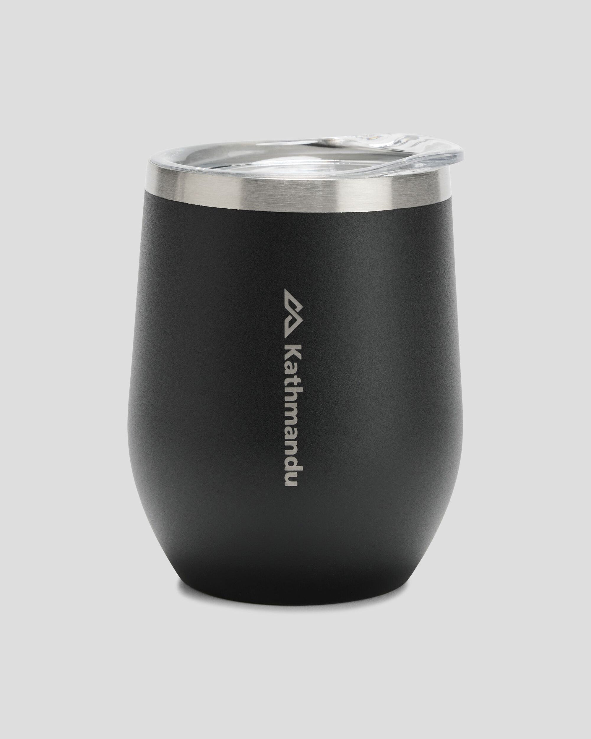 Premium Roamer Wine Tumbler with Black Stingray Design - Insulated Stainless Steel Cup for Red & White Wine - Perfect for Parties, Picnics & Outdoor Events