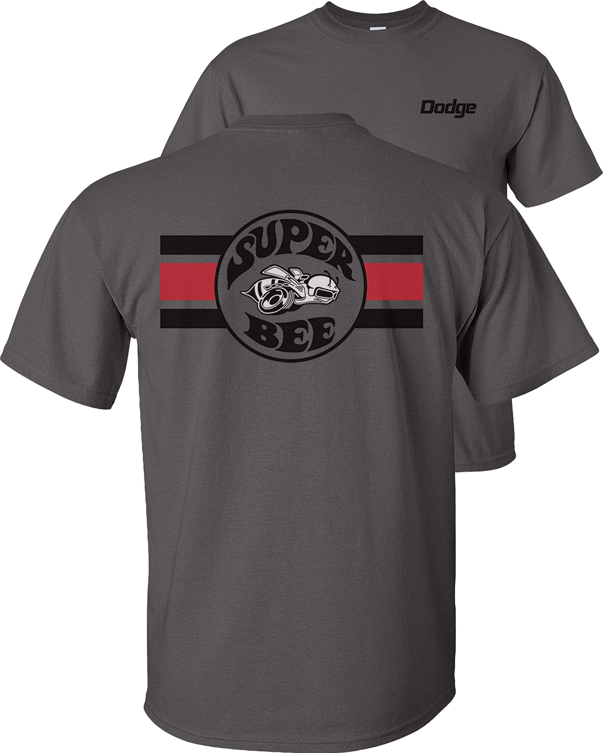 Vintage Dodge Super Bee Stripe T-Shirt - Classic Chrysler Plymouth Charger Muscle Car Design - Perfect for Car Enthusiasts & Retro Fashion Lovers (Casual Wear, Car Shows, Gift Ideas)