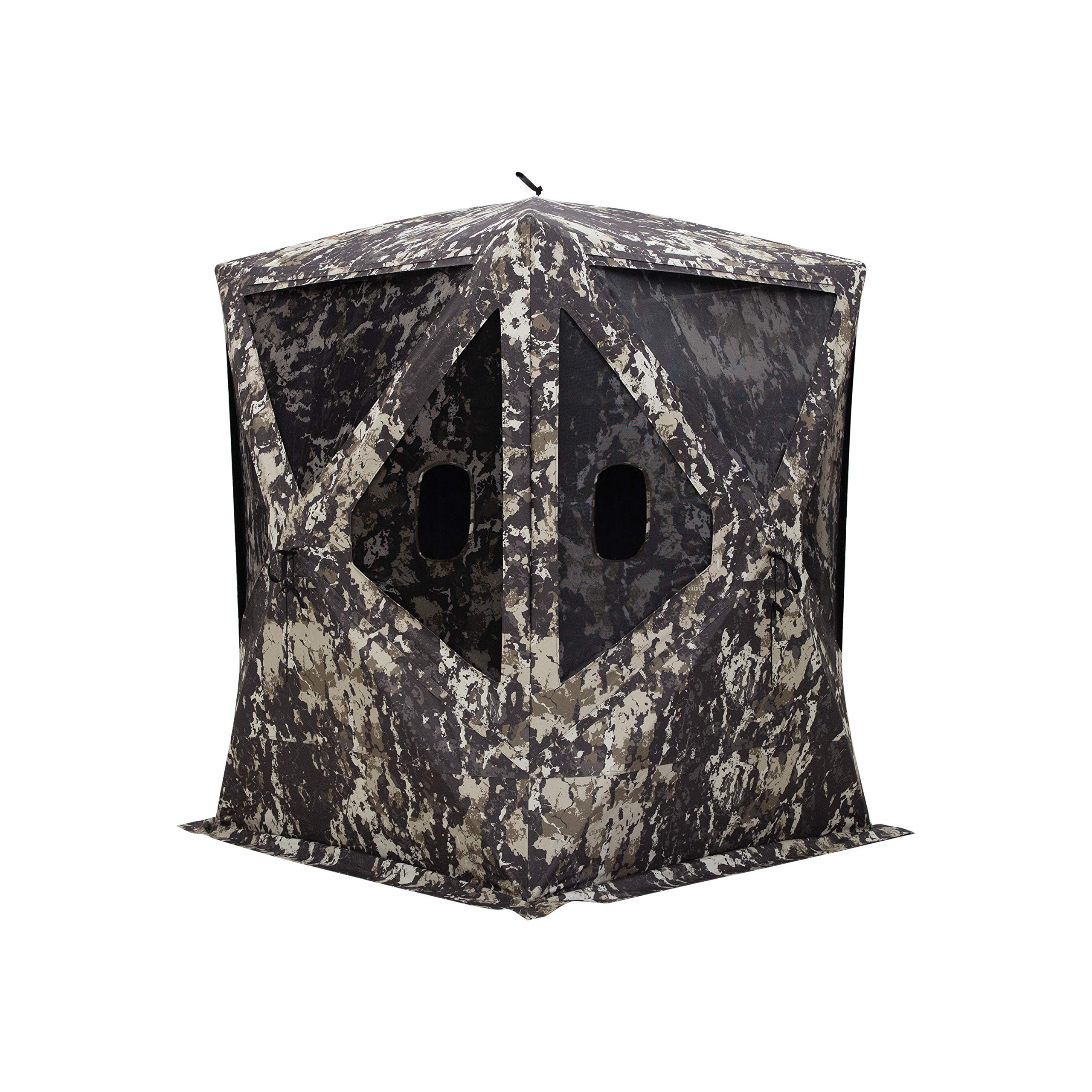 Barronett Big Mike Ground Hunting Blind - Camouflage Hunting Tent for Deer & Turkey - Portable & Waterproof for Outdoor Hunting & Wildlife Observation
