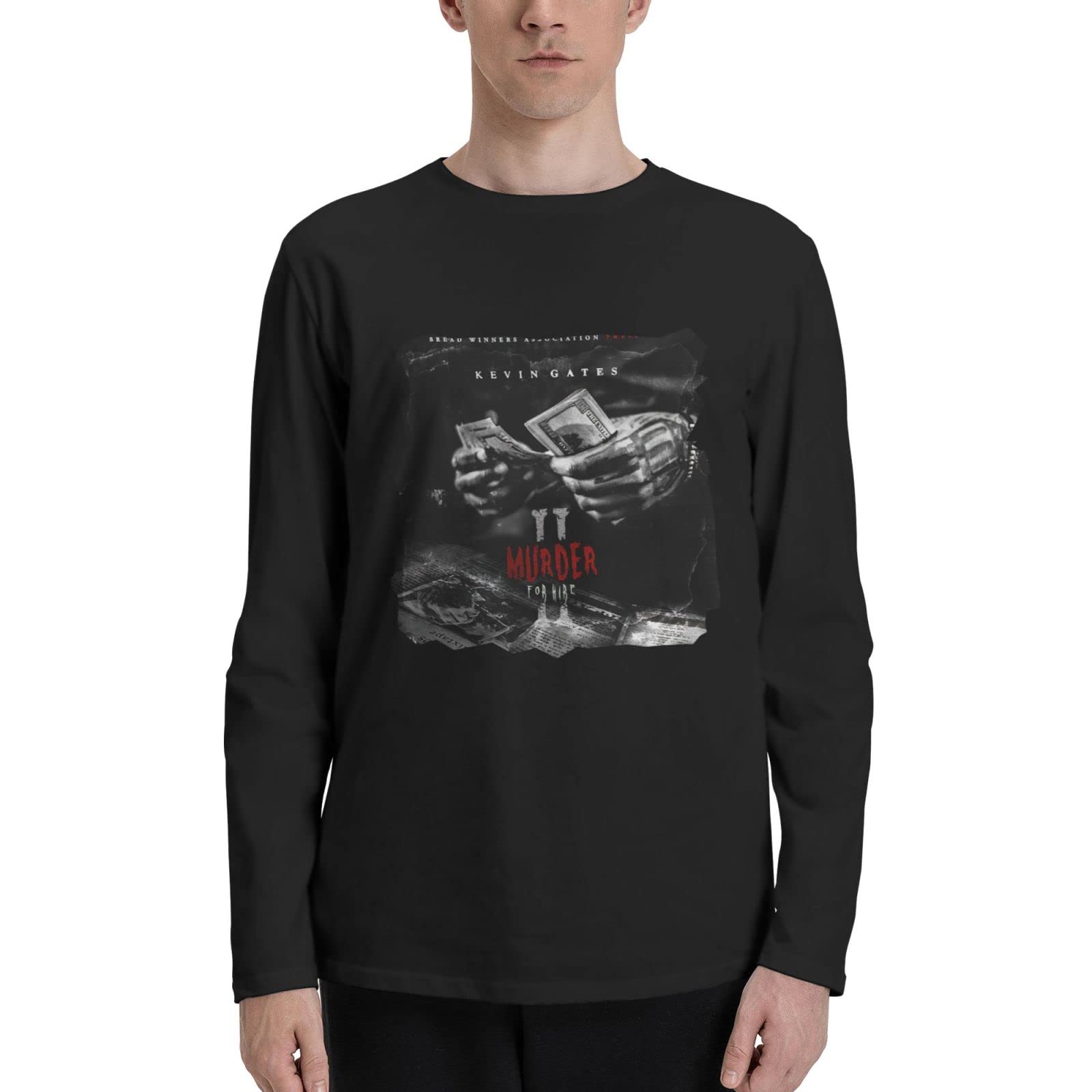 EariklYa Men's Long Sleeve T-Shirts - Casual Cotton Tee for Teens & Adults | Comfortable Daily Wear for School, Work & Outdoors