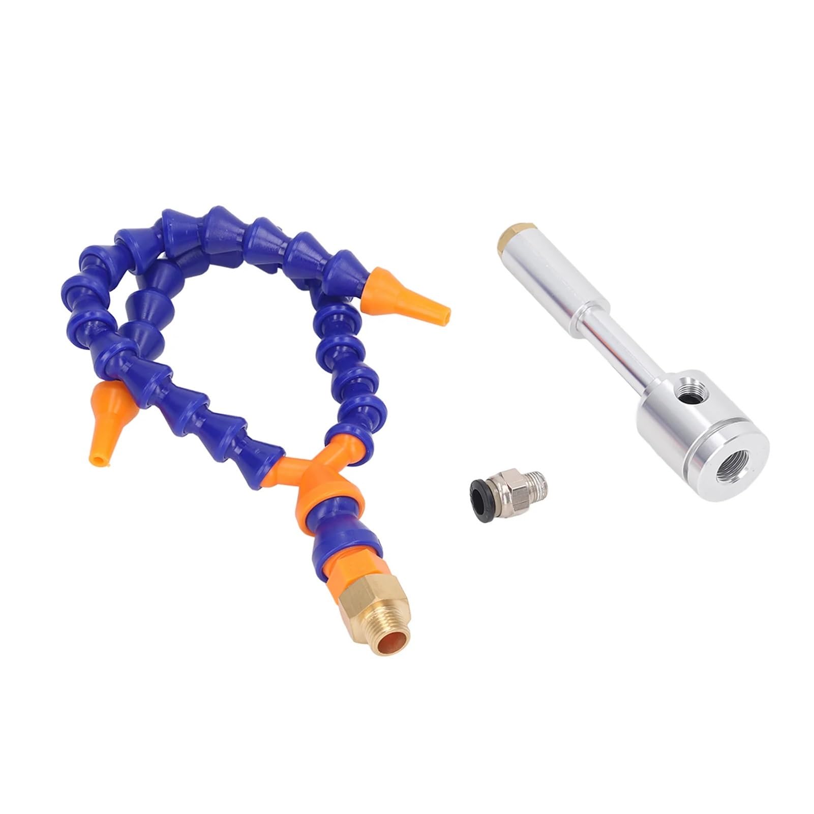 Dual Head 7,520 BTU Universal Aluminum Alloy Vortex Cooling Nozzle Set - High Power Cold Air Blower for Electronics Cooling, 3D Printing, Workshop & HVAC Maintenance
