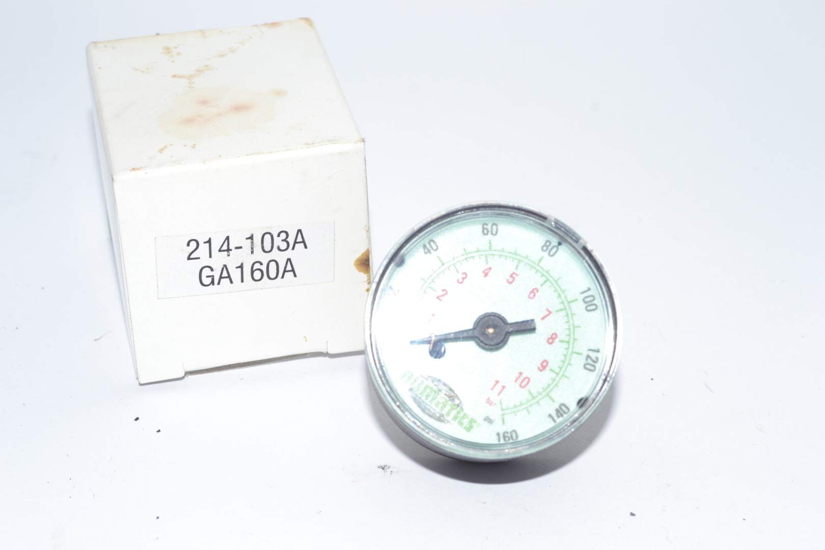 214-103A Pressure Gauge - New in Box - Industrial Grade for HVAC, Hydraulic & Pneumatic Systems