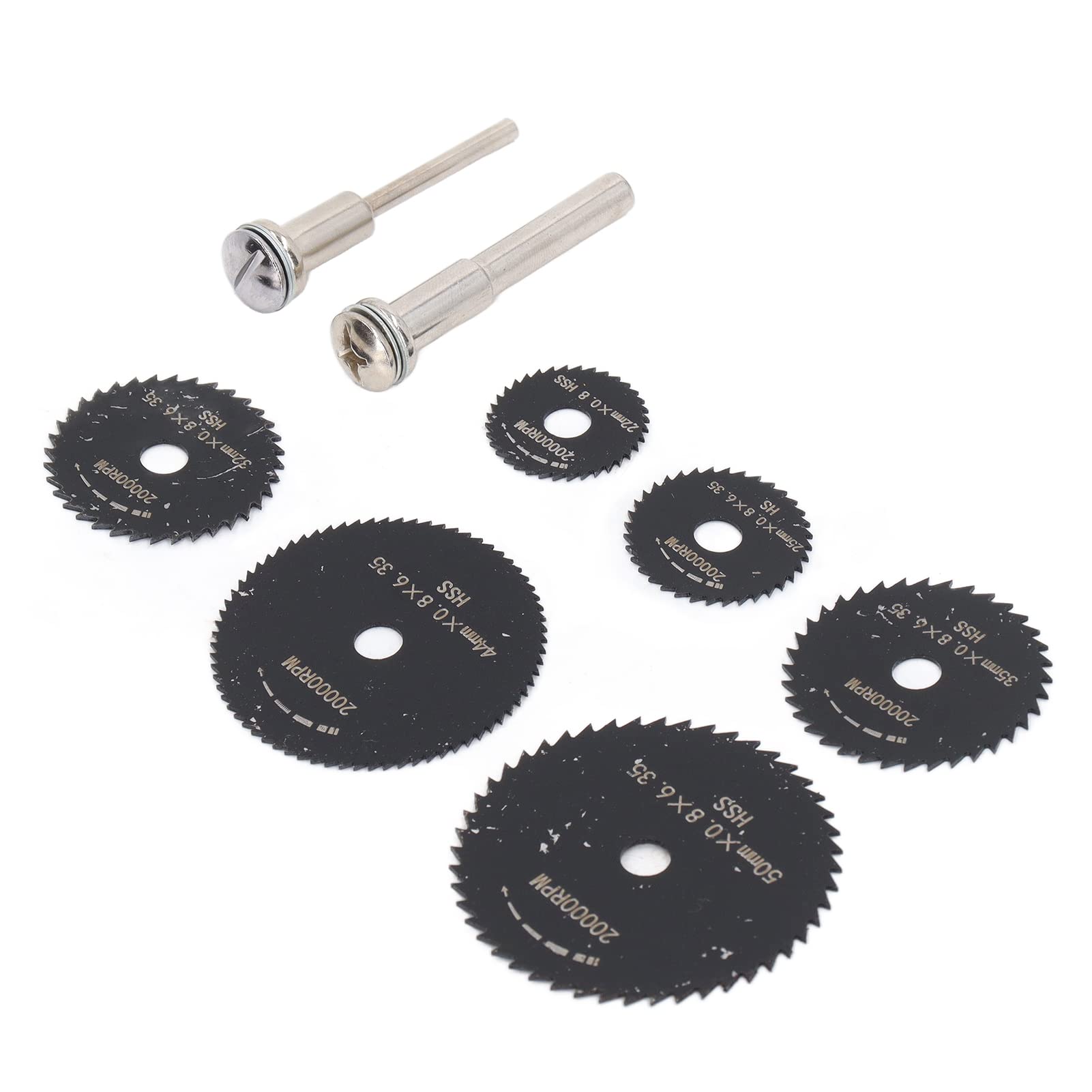 High-Speed Steel Circular Saw Blade - Universal Cutting Tool for PVC & Soft Metal (Black) - Perfect for DIY Projects, Woodworking, and Metal Fabrication