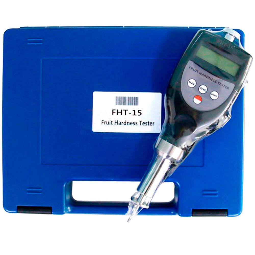 FHT-15 Handheld Fruit Hardness Tester - Digital Sclerometer Penetrometer for Measuring Apple, Pear & Peach Firmness - Perfect for Farmers, Gardeners & Quality Control in Agriculture