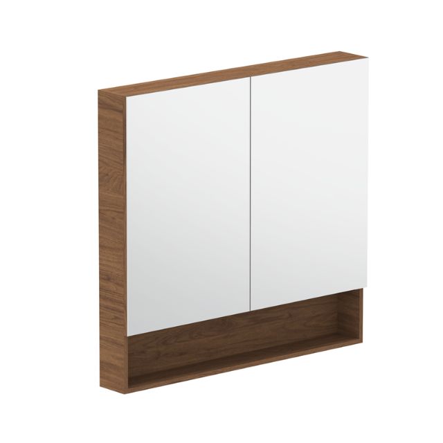 ADP Eli Shaving Cabinet - Wall Mounted Bathroom Storage with Mirror, Perfect for Razor & Toiletries Organization - Ideal for Small Bathrooms & Vanities