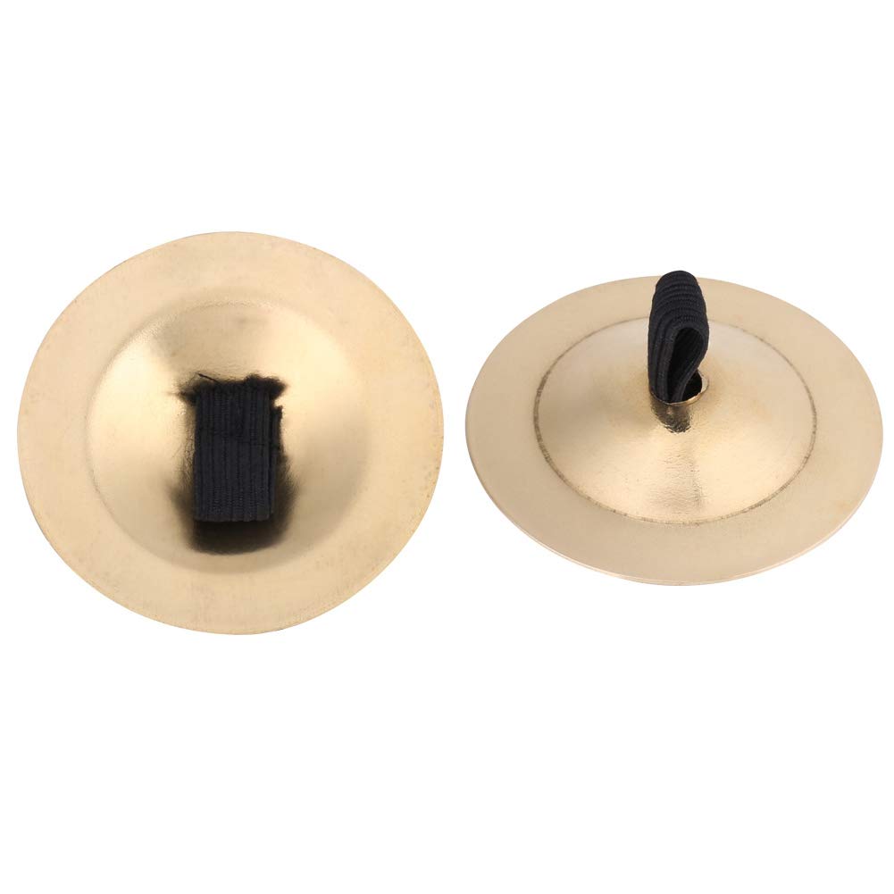 Yangsense Premium Belly Dance Zills - High-Polished Brass Finger Cymbals for Professional Performances & Practice Sessions