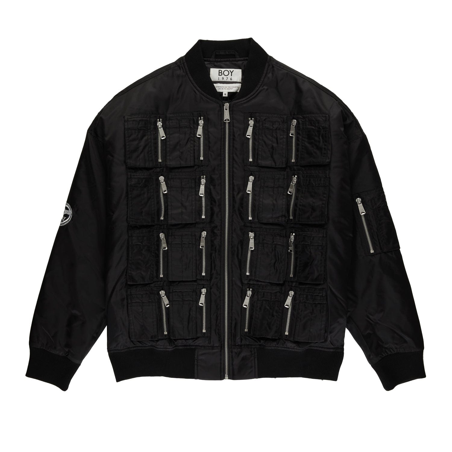 Boys' Black Zip-Up Jacket - Lightweight & Stylish for School, Outdoor Play & Casual Wear