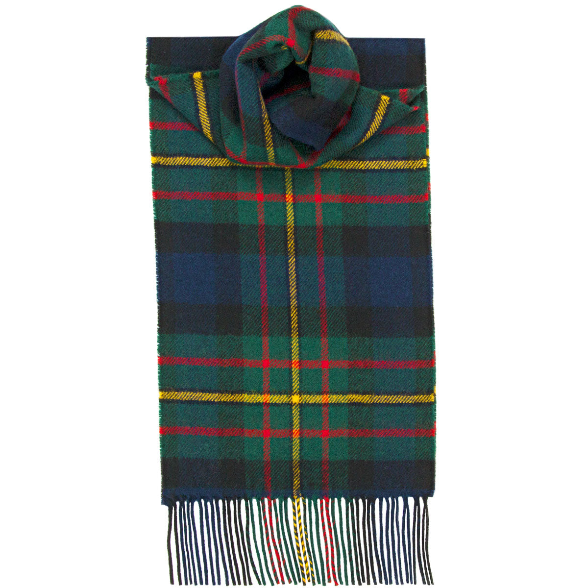 MacLaren Modern Tartan Scarf for Women & Men - Classic Plaid Wool Scarf - Winter Fashion Accessory for Cold Weather, Outdoor Activities & Holiday Gifts
