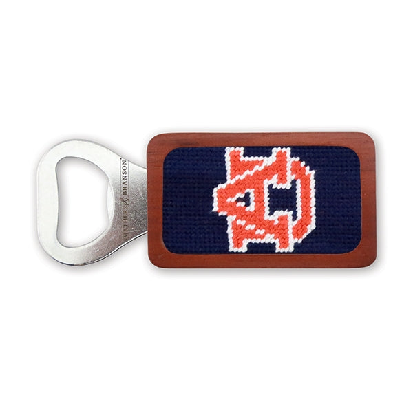 Premium Auburn Needlepoint Bottle Opener - Rustic Cork Puller for Wine & Beer Bottles - Perfect for Home Bars, Picnics, and Gifts