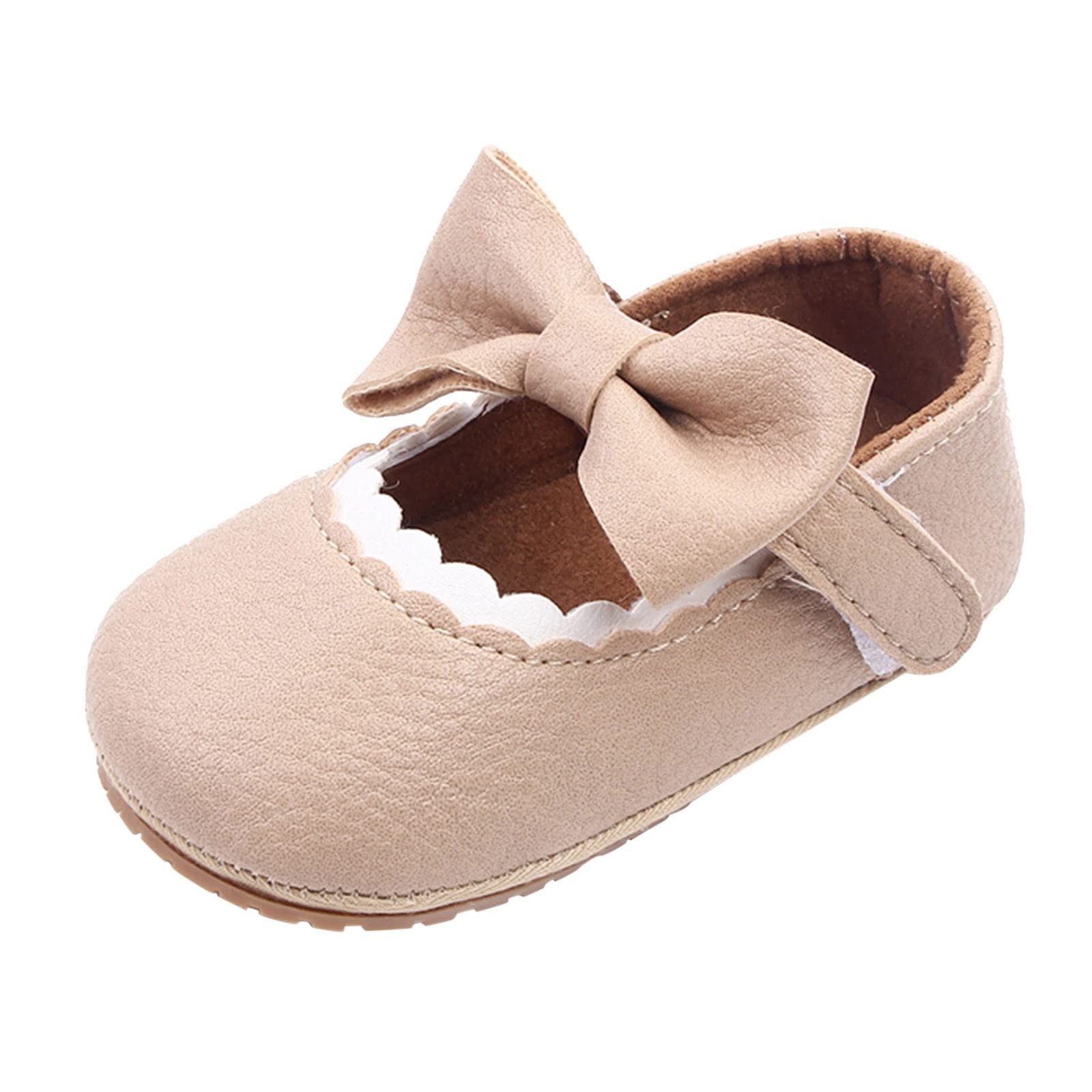 IKFIVQD Baby Girl Mary Jane Shoes - Bowknot Princess Flats for Wedding & Party