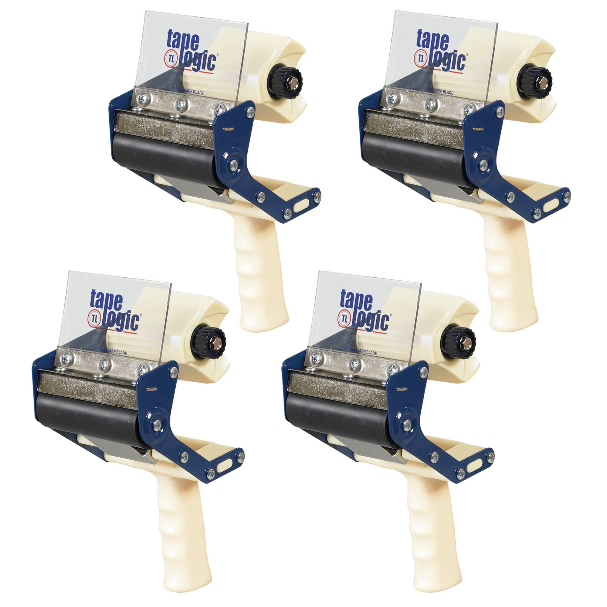 **Aviditi Tape Logic 4-Inch Heavy-Duty Packing Tape Dispenser Gun – 4 Pack – Ideal for Shipping, Moving, Warehouse & Home Use – Durable & Ergonomic Design**    *(Perfect for Securing Boxes, Packing Supplies, and Industrial Applications)*