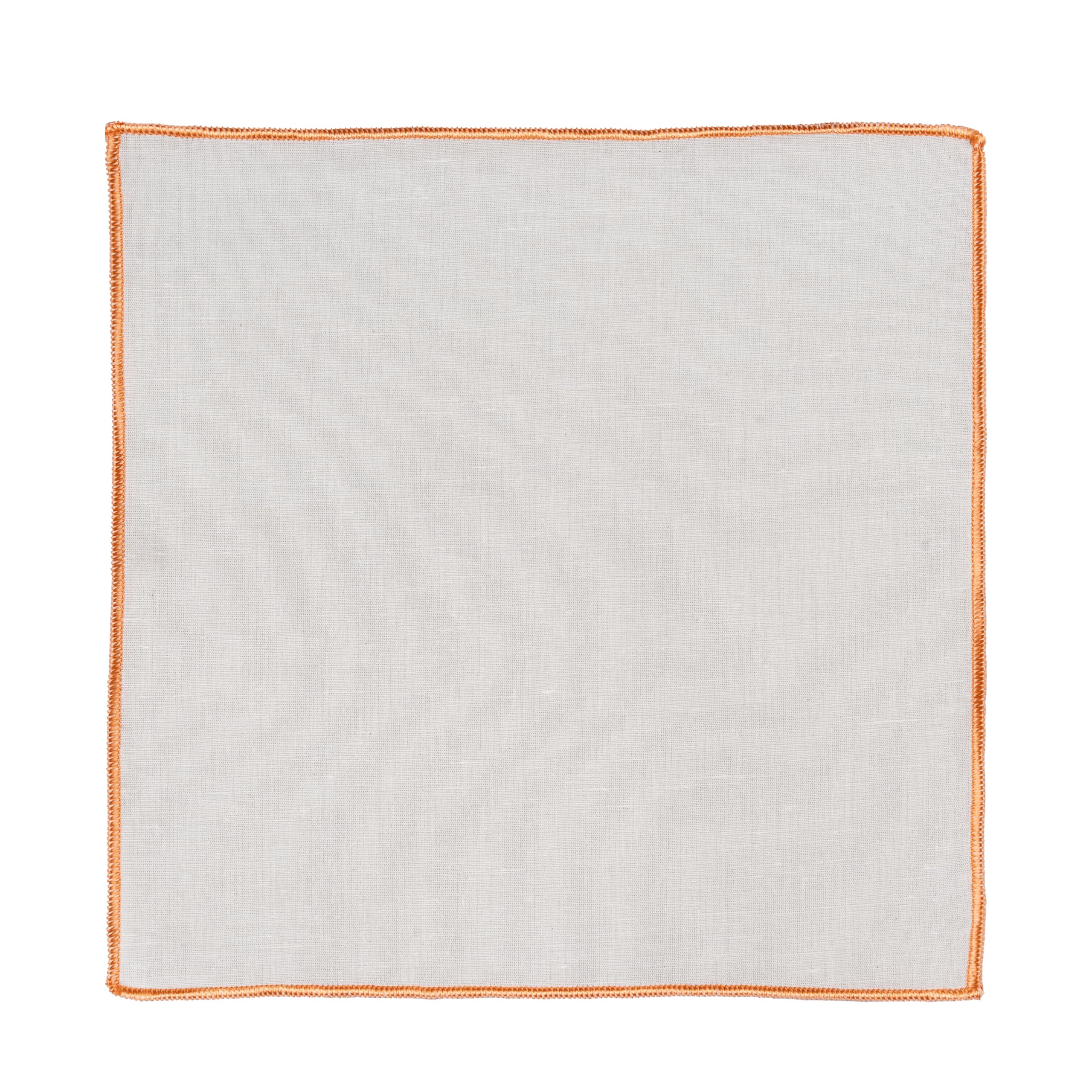 Premium Linen Pocket Squares for Men - Elegant Embroidered Edge Handkerchiefs | Wedding, Business & Formal Occasion Accessories