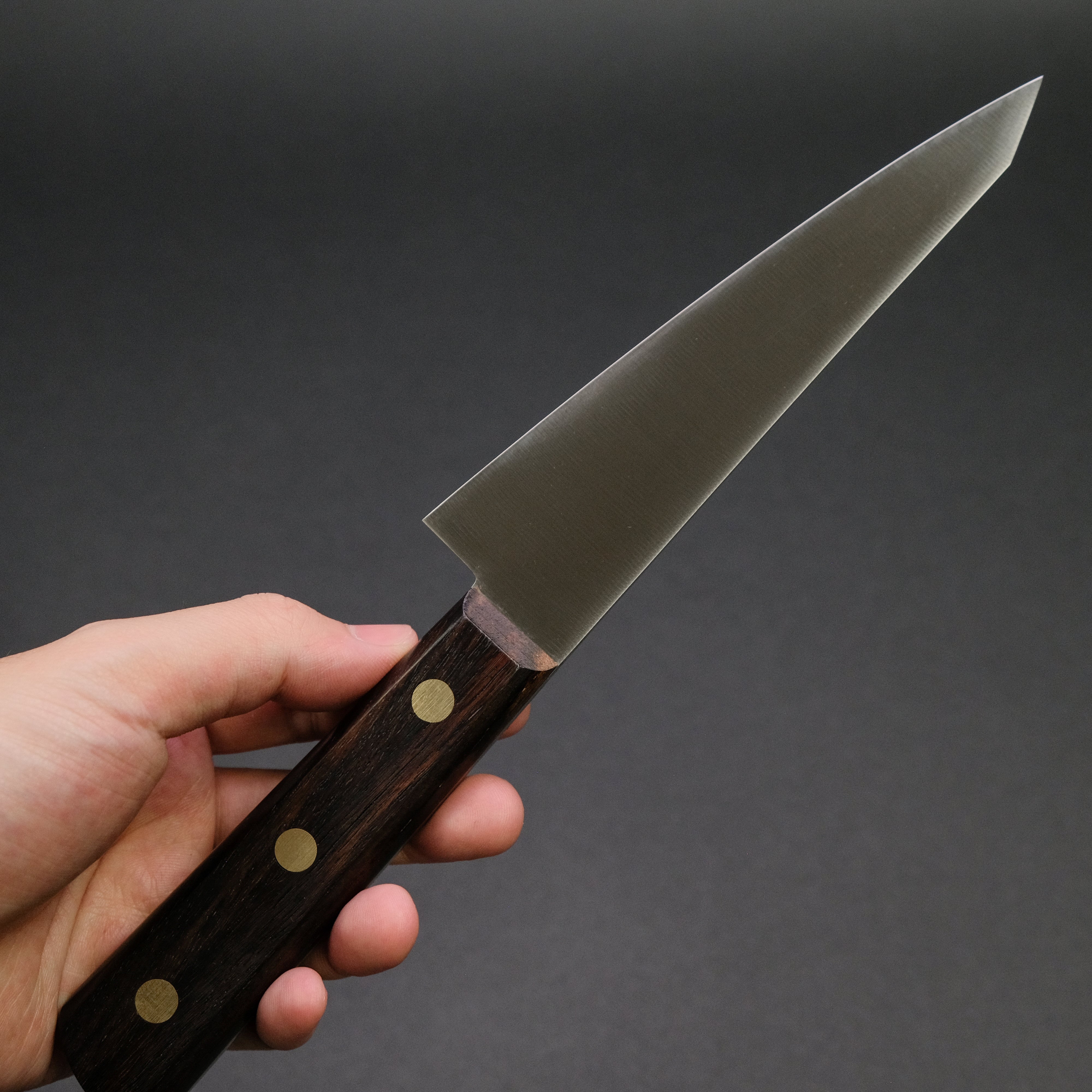 Kanehide Bessaku Honesuki Kaku 150mm Japanese Boning Knife with Rosewood Handle - Perfect for Poultry Butchery, Meat Deboning & Professional Kitchen Use