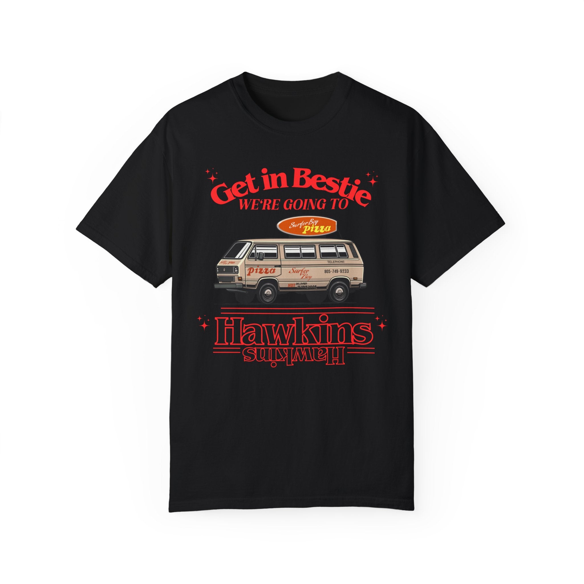 Best Friends Matching T-Shirts - Stranger Things Inspired Hawkins Shirt for Couples & Friends - Perfect for Halloween, Cosplay & TV Show Fans