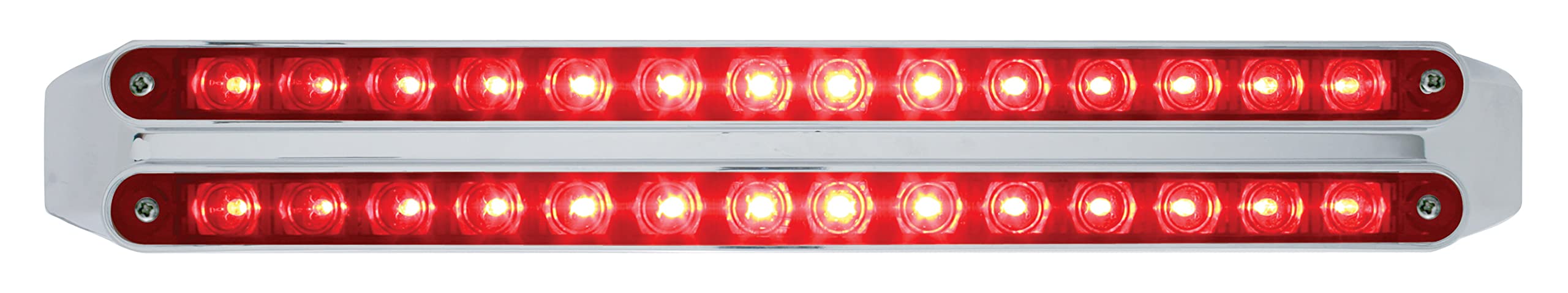 United Pacific 37666 LED Brake Tail Turn Signal Light - Dual 14 LED 12