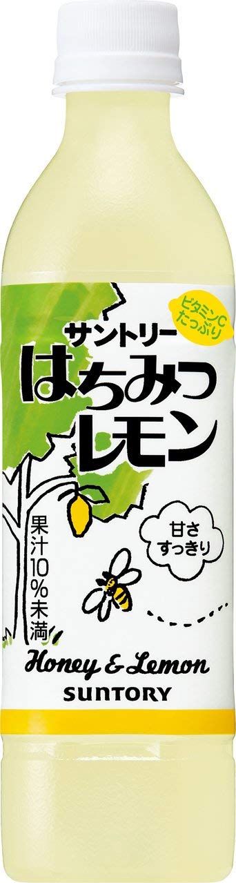 Suntory Honey Lemon Drink 470ml PET Bottle (12-Pack) | Refreshing Japanese Beverage for Home, Office & Parties | Great for Hydration & Energy Boost