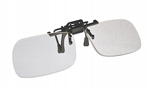 Magna-Flip Clip-On Flip-Up Magnifying Glasses - 3.5X Power Reading & Computer Glasses - Convert Regular Eyewear to Readers - Perfect for Reading, Crafts & Computer Work
