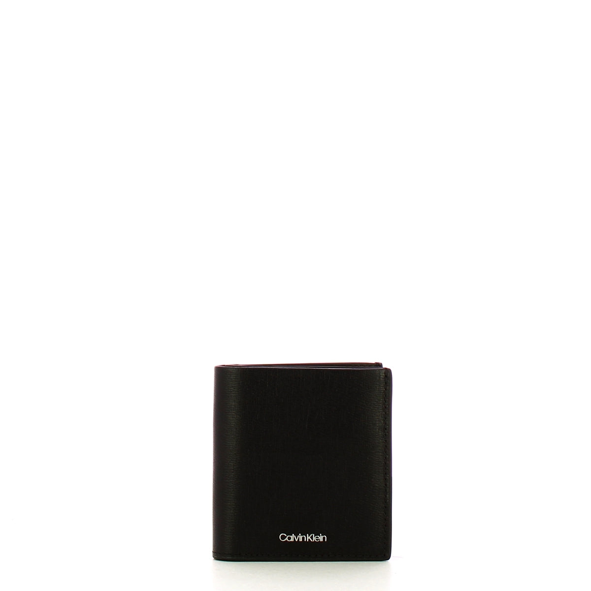 Calvin Klein Vertical RFID Blocking Wallet for Men - Slim Bifold Credit Card Holder with RFID Protection - Perfect for Travel, Business & Everyday Use (Black, Model K50K509988)