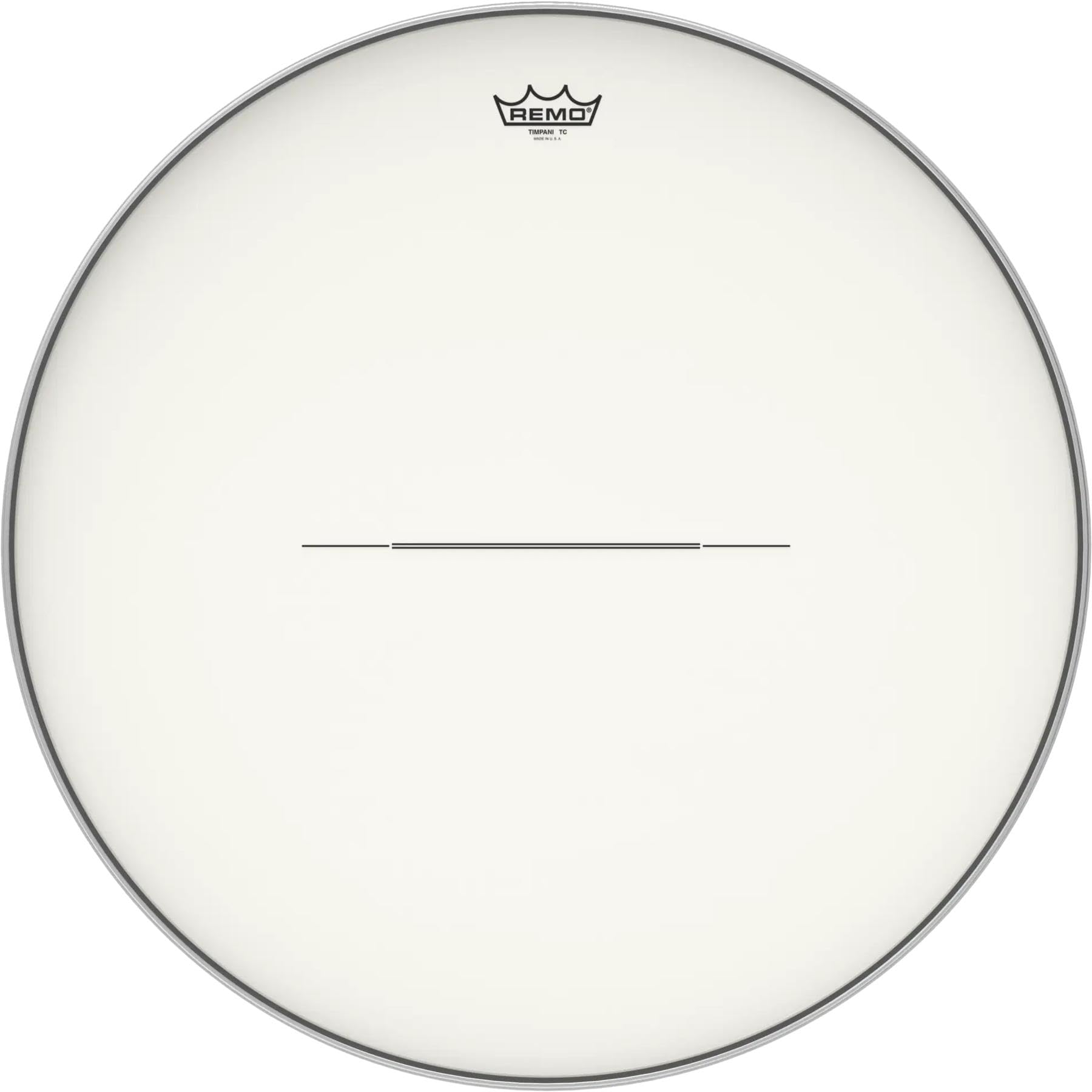 Remo TC-Series 25-inch Timpani Drum Head with Aluminum Insert - Hazy Finish | Professional Percussion Accessory for Orchestras, Marching Bands & Music Classrooms