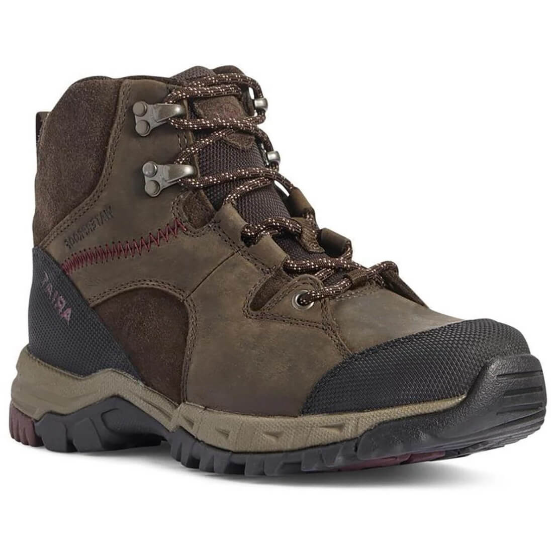 Waterproof Skyline Mid Women's Hiking Boots - Brown Outdoor Boots for Trekking, Camping & Winter Walking