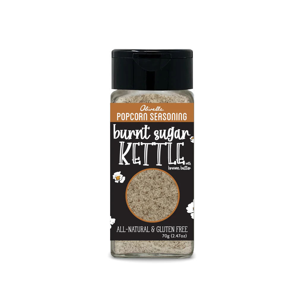 Burnt Sugar Popcorn Seasoning - Sweet & Caramelized Flavor - Perfect for Movie Nights, Parties & Snacking